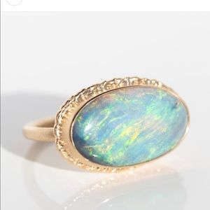 Jamie Joseph all gold opal ring